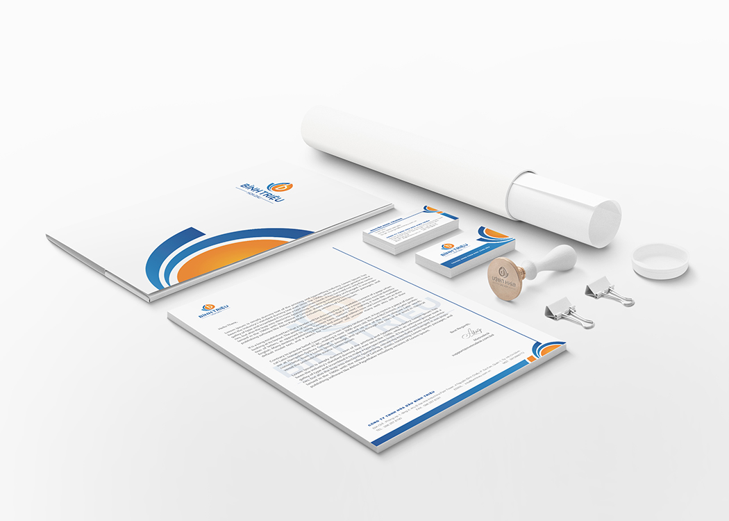 BÌNH TRIỆU - Thiết kế logo và hệ thống nhận diện thương hiệu công ty hoá dầu Bình Triệu